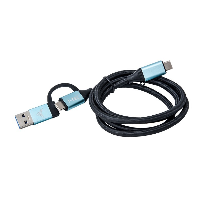 i-Tec USB Type-C kabel 1m Sort i-Tec USB Type-C kabel 1m Sort